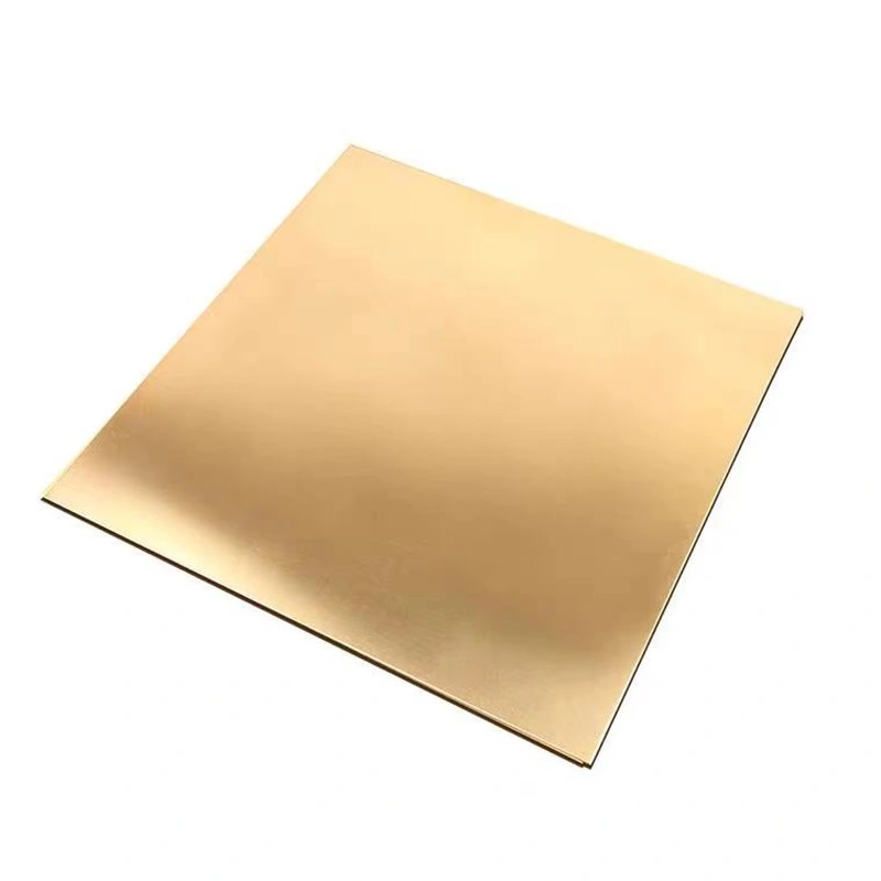 Qsn6.5-0.1 Cold Rolled Sheet Brass Alloy Plate for European Wide Strip Mill