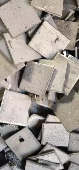 Material de Níquel de Alto Padrão Material de Metal Níquel Eletrolítico Folha de Níquel Fabricantes Vendas Diretas 99,99% Níquel Palte