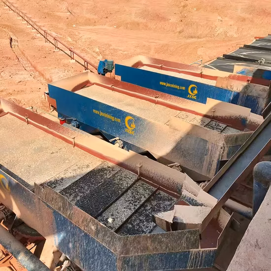 Separador de gabarito de volframita para planta de processamento de minério de aluvião ou volframe
